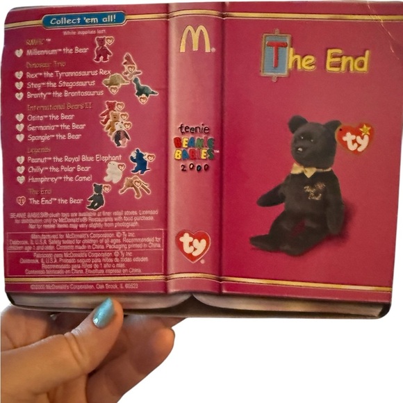 Ty Beanie Baby The End 1999 Y2k Millennium Teddy Bear. New In Box. - Picture 4 of 12